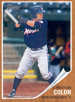 2011 Topps Heritage Minors #86 Christian Colon
