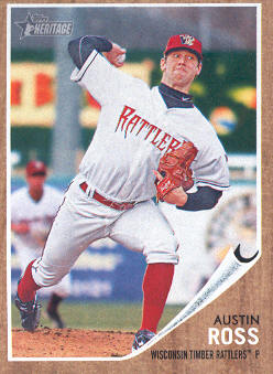 2011 Topps Heritage Minors #87 Austin Ross