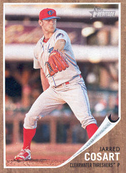 2011 Topps Heritage Minors #89 Jarred Cosart