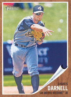 2011 Topps Heritage Minors #94 James Darnell