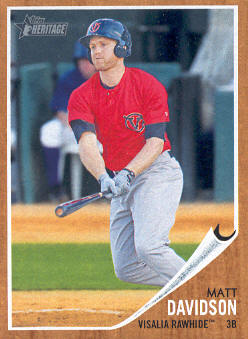2011 Topps Heritage Minors #95 Matt Davidson