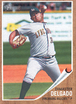 2011 Topps Heritage Minors #97 Dimaster Delgado