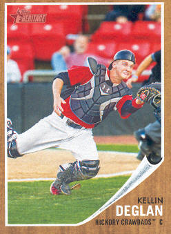 2011 Topps Heritage Minors #101 Kellin Deglan