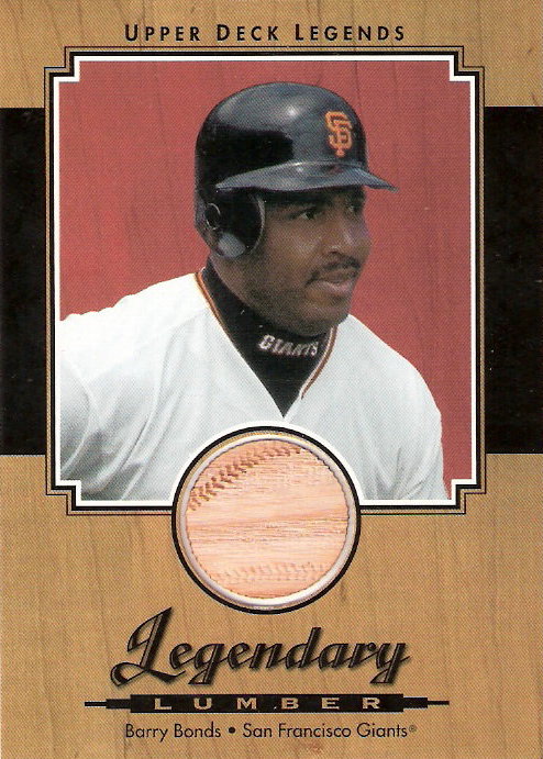 2001 Upper Deck Legends Legendary Lumber #LBB Barry Bonds DP