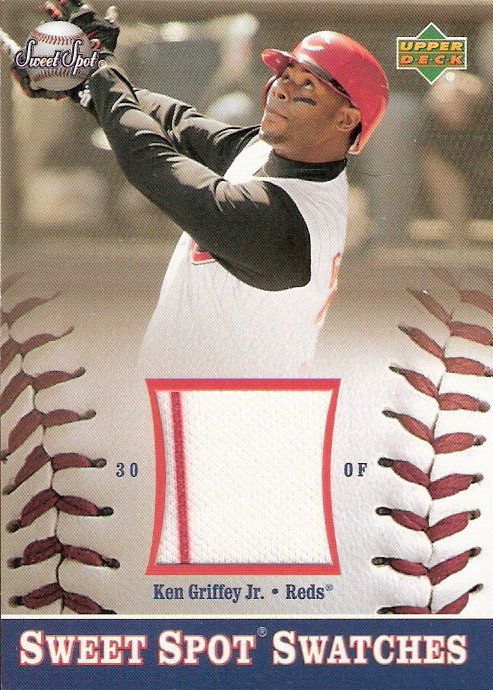 2002 Sweet Spot Swatches #KG Ken Griffey Jr.