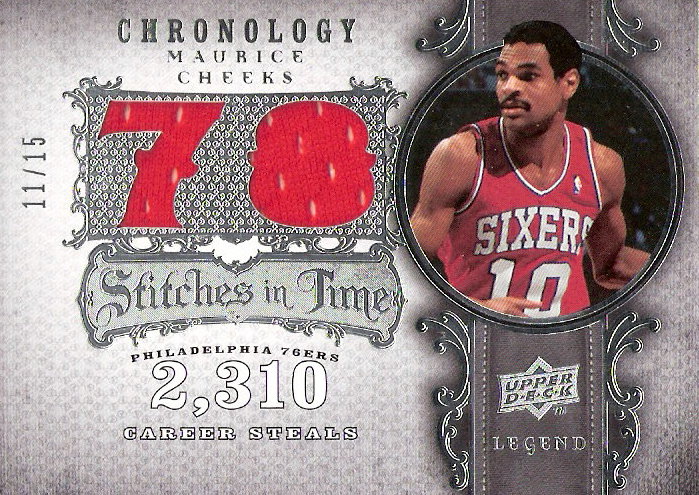 2007-08 Chronology Stitches in Time 15 #MC2 Maurice Cheeks