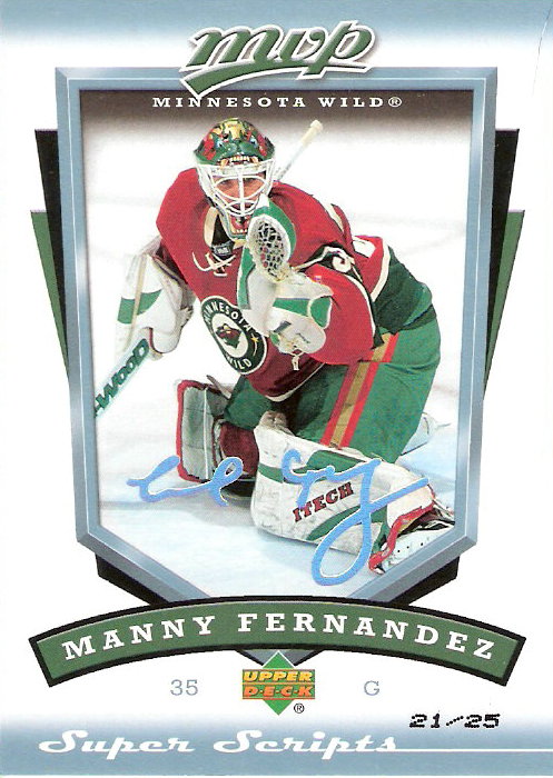 2006-07 Upper Deck MVP Super Script #147 Manny Fernandez