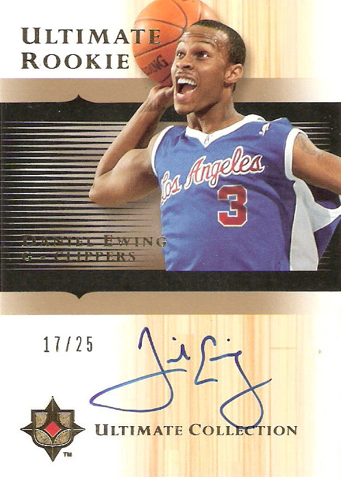 2005-06 Ultimate Collection Rookie Autographs Gold #172 Daniel Ewing