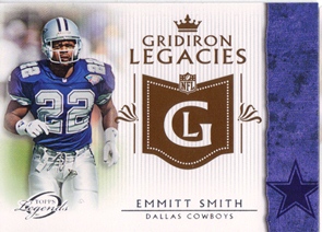 2011 Topps Legends Gridiron Legacies #GLES Emmitt Smith