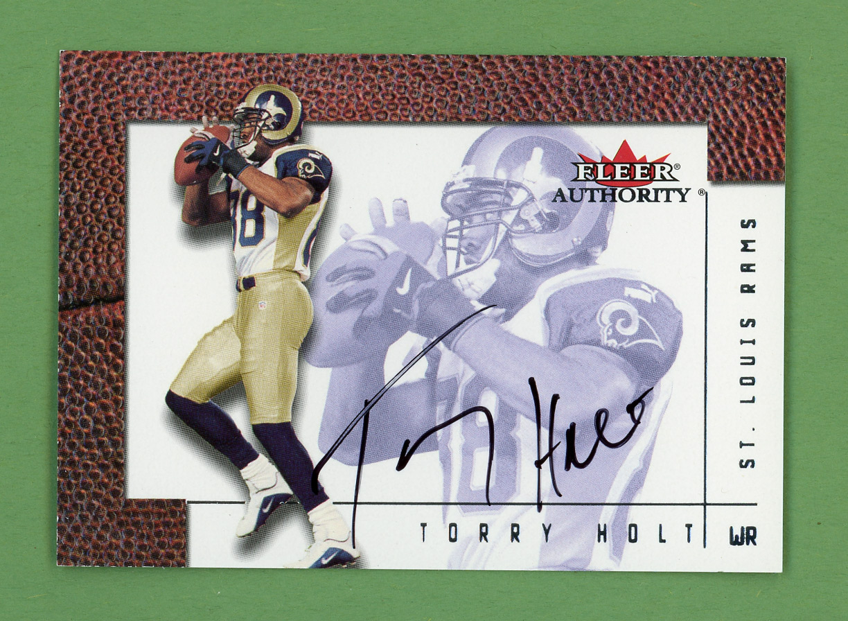 2001 Fleer Authority Autographs #12 Torry Holt/500*