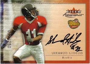 2000 Fleer Tradition Autographics Silver #59 Sherrod Gideon