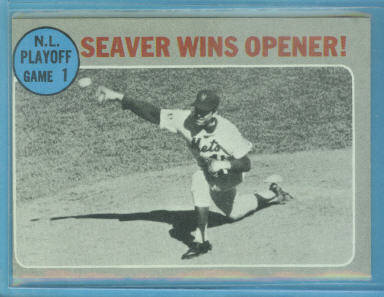 1970 Topps #195 NL Playoff Game 1/Tom Seaver