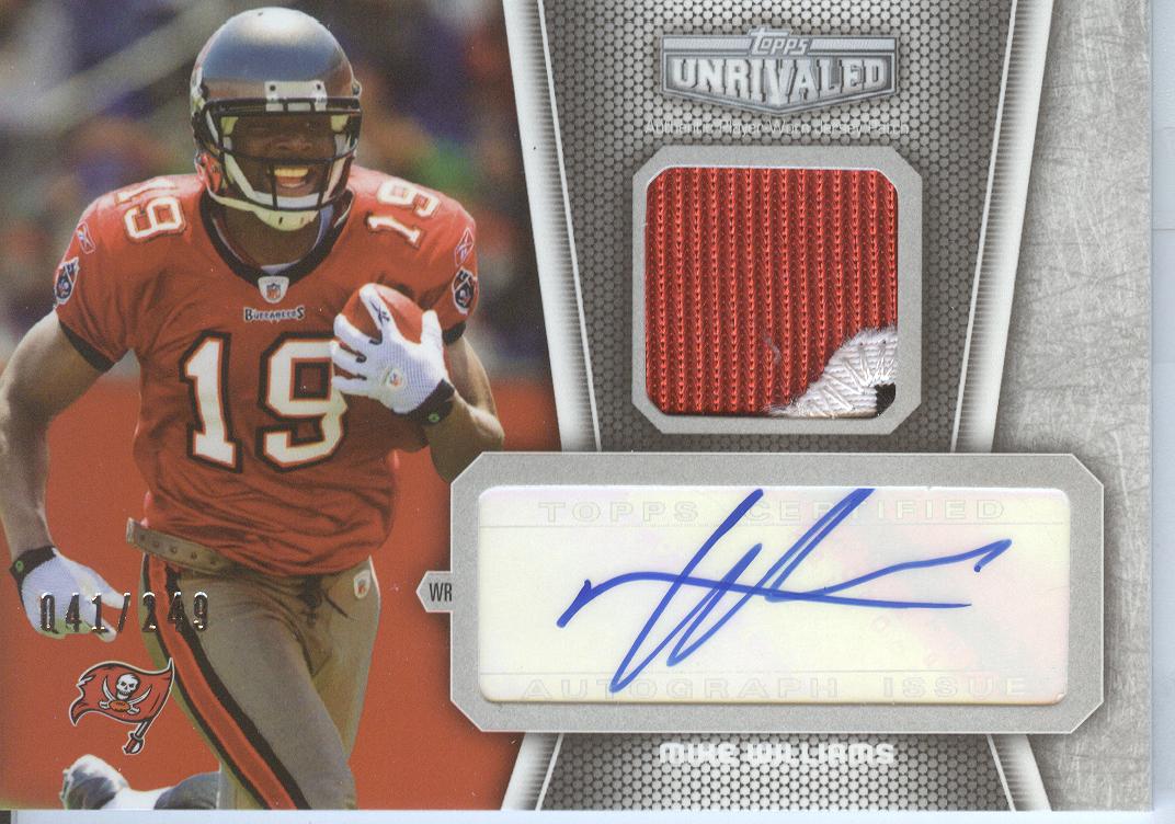 2010 Topps Unrivaled Autographed Patch #UAPMW Mike Williams/249