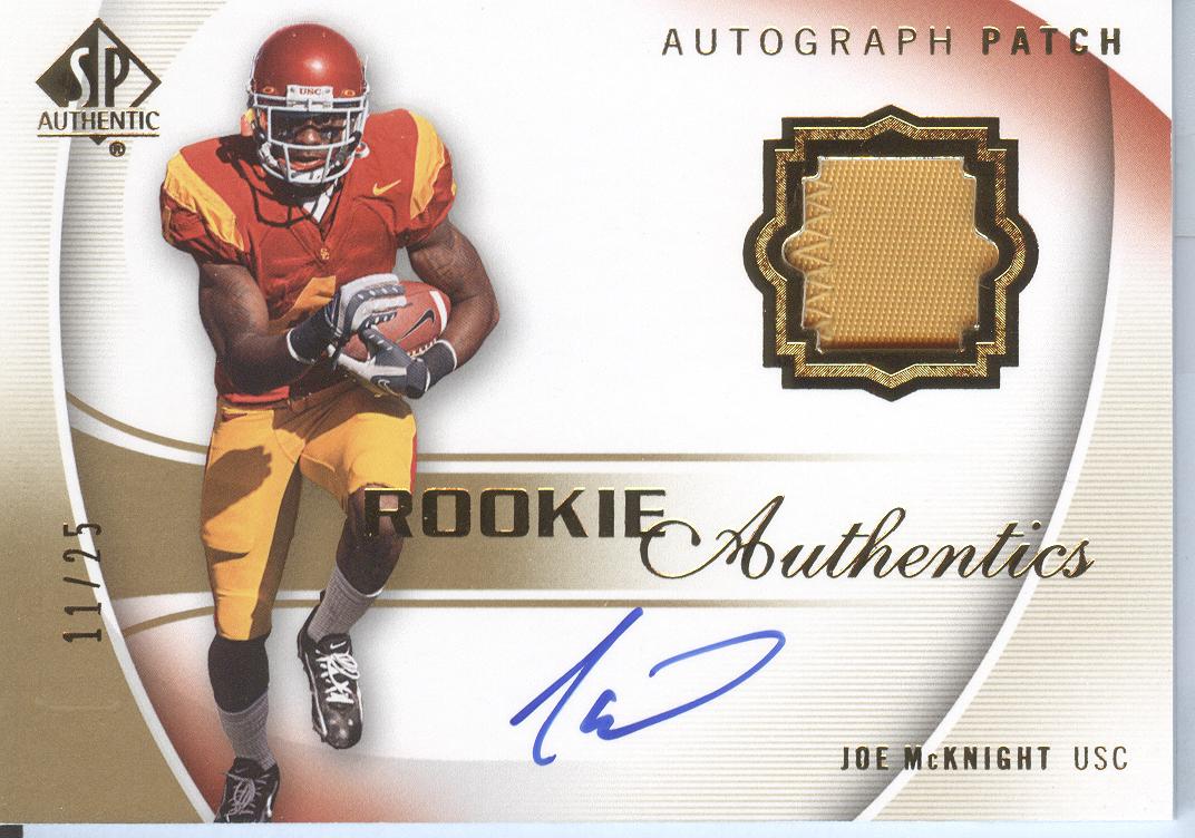 2010 SP Authentic Gold #125 Joe McKnight JSY AU