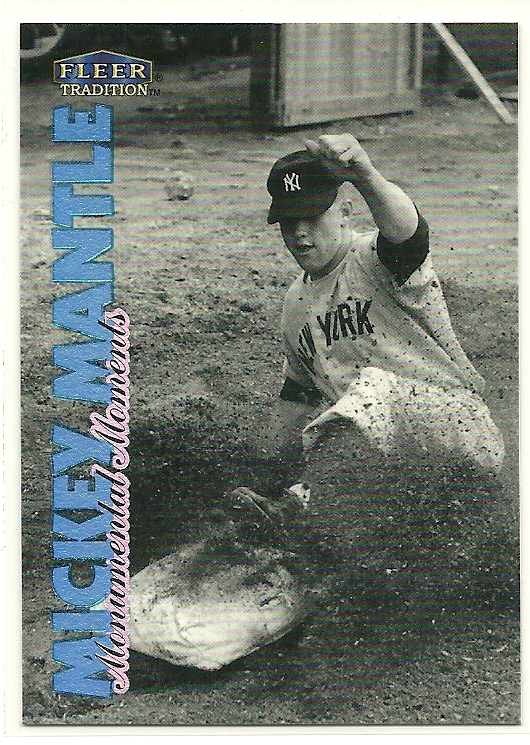 1998 Fleer Tradition Mickey Mantle Monumental Moments #2 Mickey Mantle