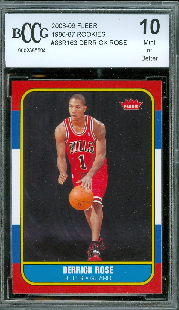 2008-09 Fleer 1986-87 Rookies #86R163 Derrick Rose