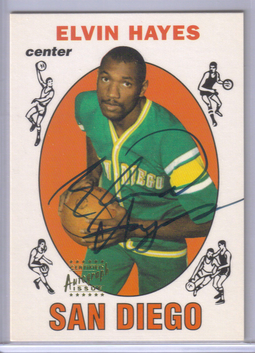 1996 Topps Stars Reprint Autographs #21 Elvin Hayes front image