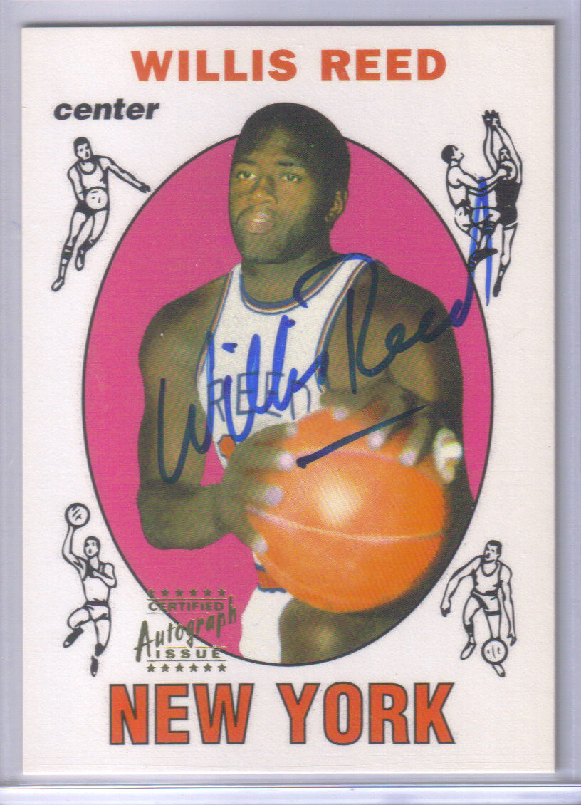 1996 Topps Stars Reprint Autographs #37 Willis Reed front image