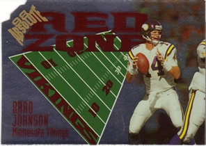 1998 Absolute Red Zone Die Cut #14 Brad Johnson