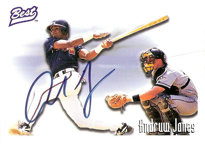 1995 Best Autographs #AU2 Andruw Jones