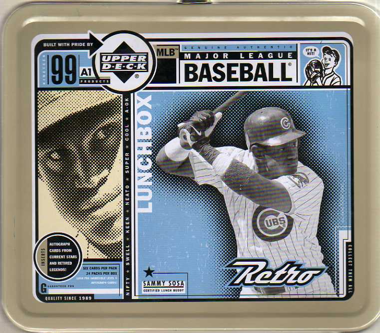 1999 Upper Deck Retro Lunchboxes #8 Sammy Sosa