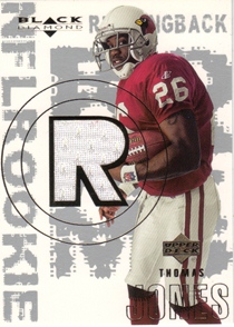 2000 Black Diamond #160 Thomas Jones JSY RC