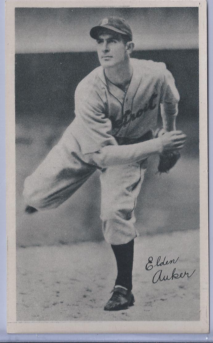 1936 National Chicle Fine Pen Premiums R313 #3 Elden Auker