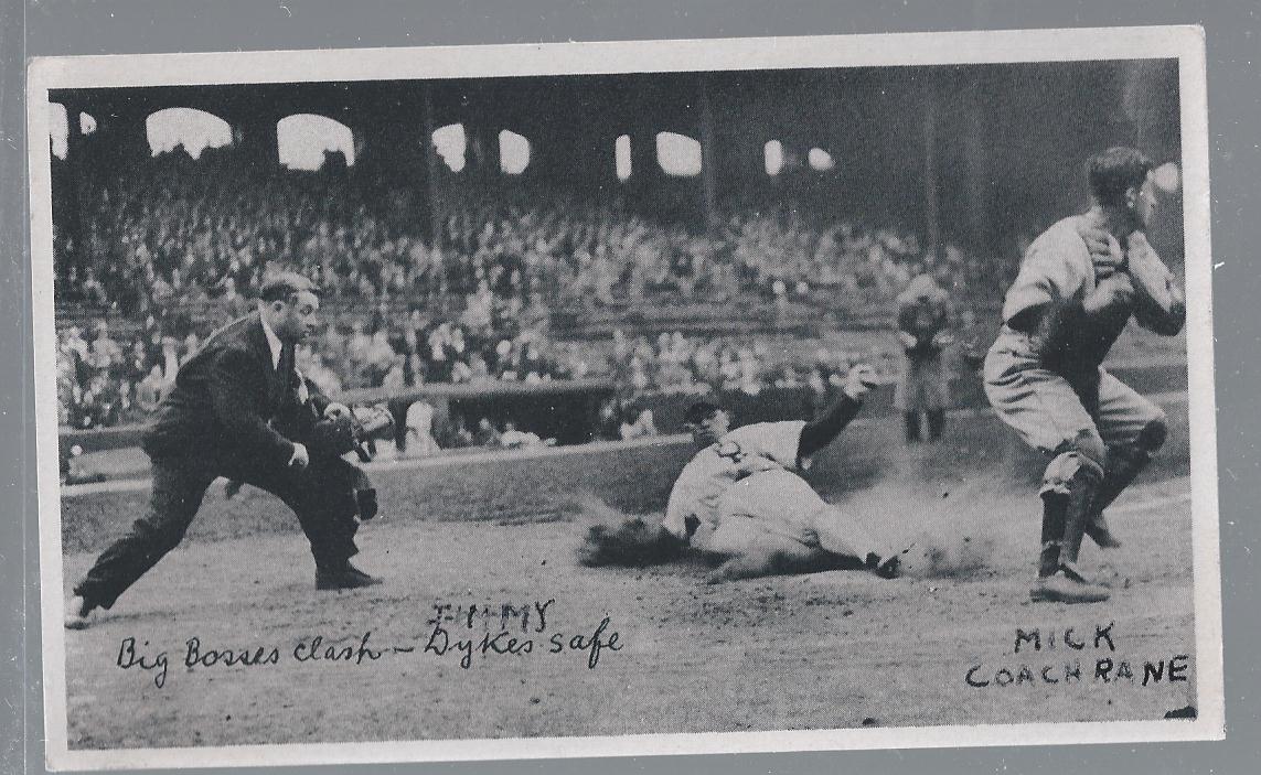 1936 National Chicle Fine Pen Premiums R313 #99 Big Bosses Clash/Dykes safe