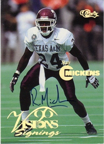 1996 Visions Signings Autographs Silver #44 Ray Mickens/390