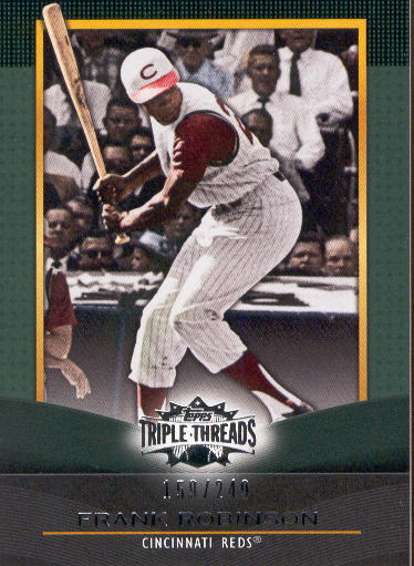 2011 Topps Triple Threads Emerald #63 Frank Robinson