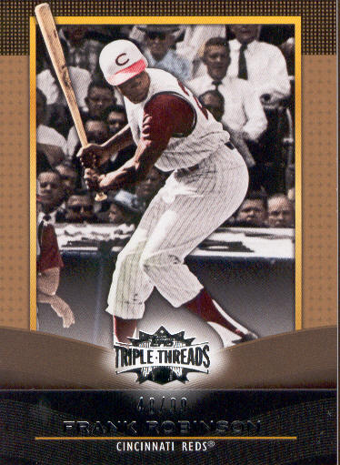 2011 Topps Triple Threads Gold #63 Frank Robinson