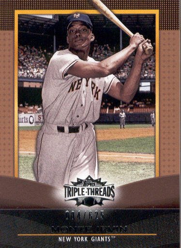 2011 Topps Triple Threads Sepia #88 Monte Irvin
