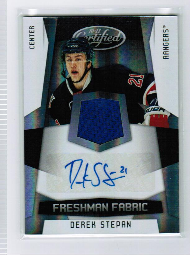 2010-11 Certified #197 Derek Stepan JSY AU RC