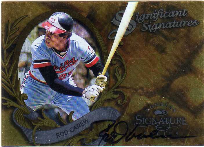 1997 Donruss Signature Significant Signatures #6 Rod Carew