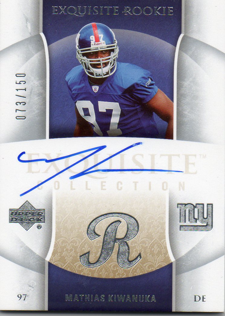 2006 Exquisite Collection #91 Mathias Kiwanuka AU RC