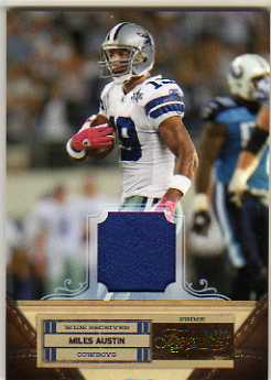 2011 Timeless Treasures Jerseys Prime #74 Miles Austin/25