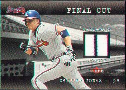 2001 Fleer Genuine Final Cut #10, Chipper Jones