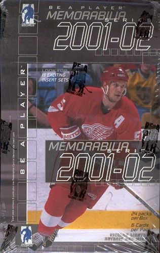 2001-02 BAP Be A Player Memorabilia Hockey Hobby Box