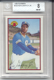 1989 Bowman Ken Griffey Jr Rookie 