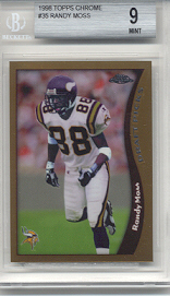 1998 Topps Chrome Randy Moss Rookie 