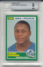 1989 Score Barry Sanders Rookie 