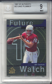 1997 Upper Deck SP Authentic Jake Plummer Rookie 