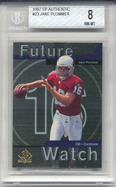 1997 Upper Deck SP Authentic Jake Plummer Rookie 