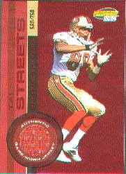 2001 Pacific Invincible Red #221, Tai Streets /750 JSY