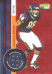 2001 Pacific Invincible Red #44, Marcus Robinson /750 JSY