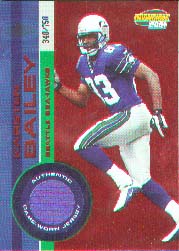 2001 Pacific Invincible Red #223, Karsten Bailey /750 JSY