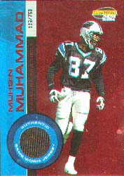 2001 Pacific Invincible Red #37, Mushin Muhammad /750 JSY