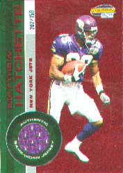 2001 Pacific Invincible Red #167, Matthew Matchette /750 JSY