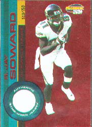 2001 Pacific Invincible Red #107, R. Jay Soward /750 JSY