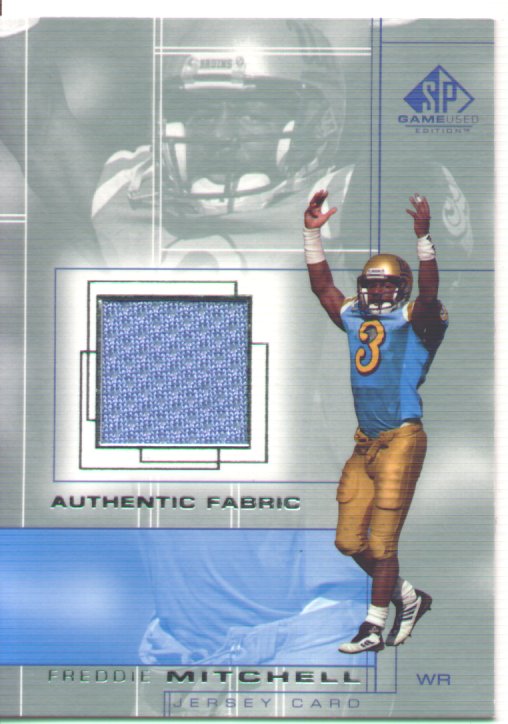 Freddie Mitchell , 2001 SP Game Used Edition Authentic Fabric #FM, mint, $30.00